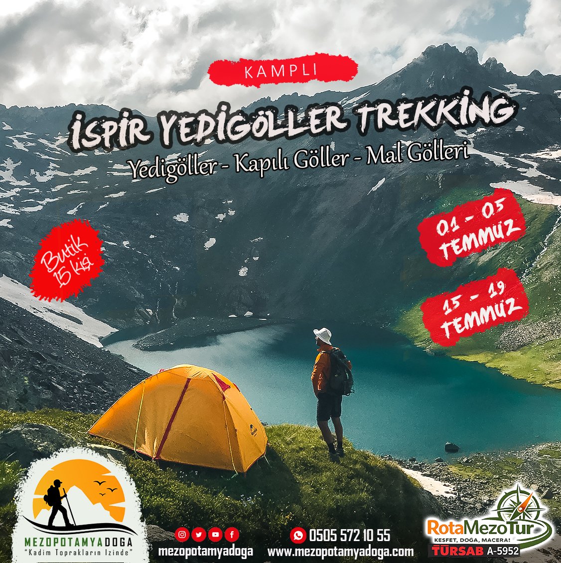 İSPİR YEDİGÖLLER TREKKING TURU