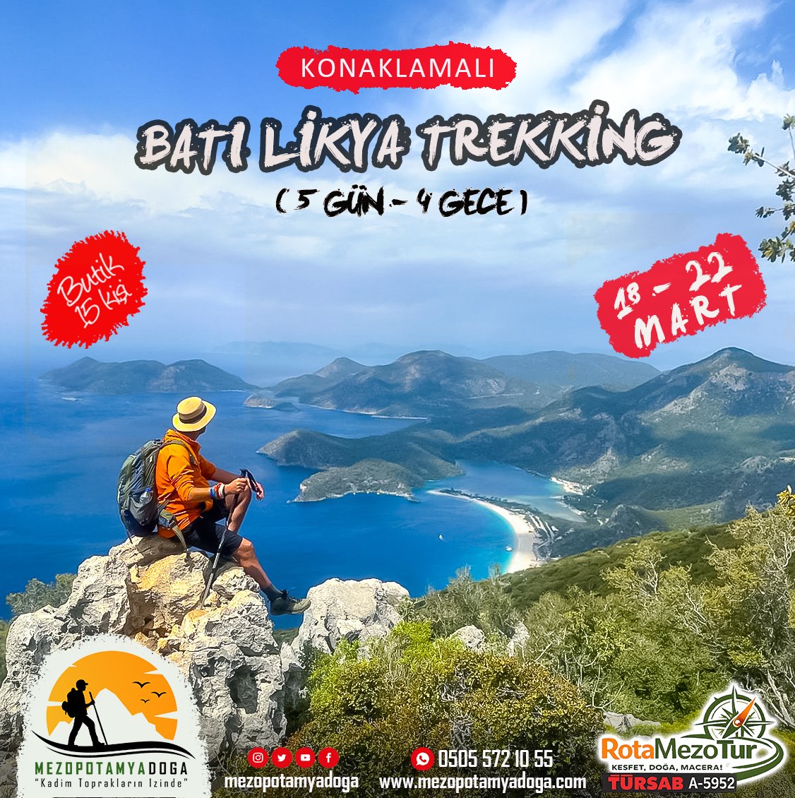 BATI LİKYA TREKKING TURU